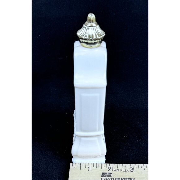 Avon Armoire Decanter Field Flowers Foaming Bath Oil Empty Bottle Milk Glass - Picture 13 of 16